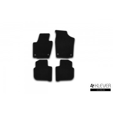 Коврики в салон Klever Econom SKODA Rapid 2012->, сед., 4 шт.(текстиль)