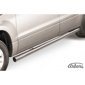 Защита порогов d57 труба Arbori нерж. сталь для Suzuki GRAND VITARA 5дв. 2012-2015