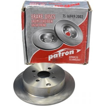 Диск тормозной задний Patron Geely Vision, Lifan Solano, BYD F3
