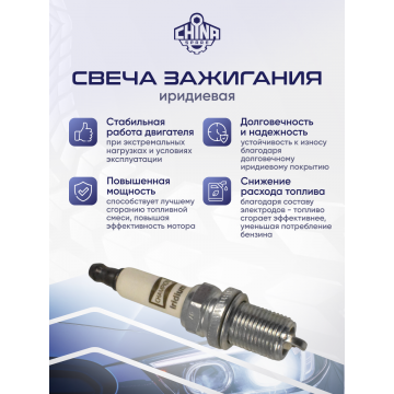 Свеча зажигания иридевая Champion Changan UNI-K 2,0