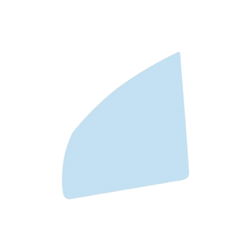 Glass - fr triangle window lh Chery QQ