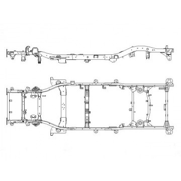 Frame weldment assy(2wd) Great Wall Hover