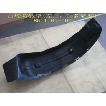 Rear wheel splash guard lh Great Wall Pegasus