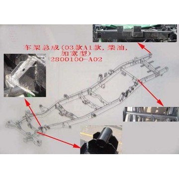 Frame assy(03a1 diesel) Great Wall Sing